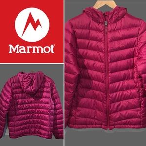 Women’s Marmot Magenta 800 Down Puffer Jacket SZ M